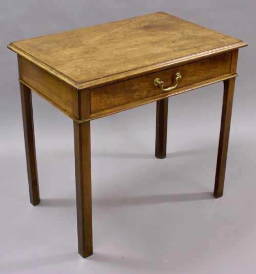 A George III Mahogany Side Table