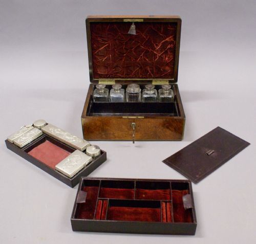 A SUPERB AMBOYNA DRESSING BOX - ADDITIONAL PHOTO 5