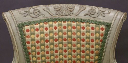 A PAIR OF 19TH CENTURY GUSTAVIAN STYLE ARM CHAIRS - ADDITIONAL PHOTO 1
