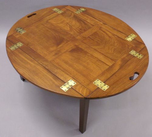 A Fine Quality Mahogany Butlers Tray