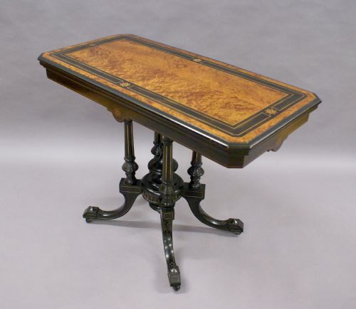 An Aesthetic Movement Card Table