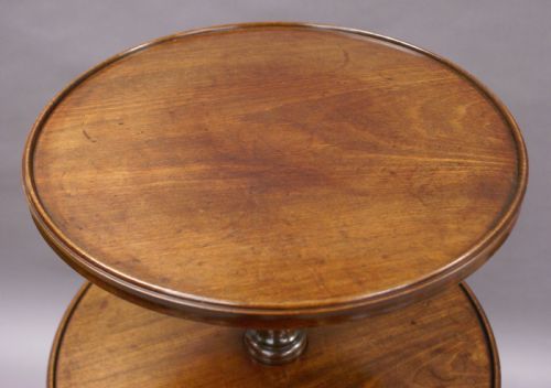A FINE GEORGE III MAHOGANY DUMB WAITER - ADDITIONAL PHOTO 7