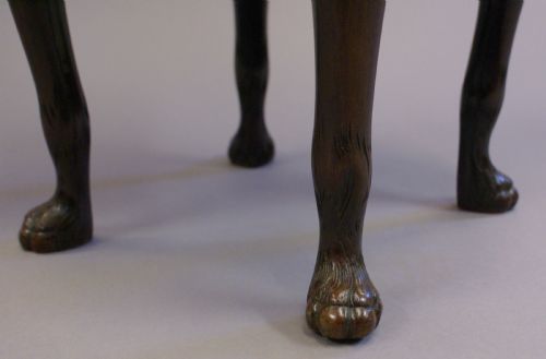 A RARE DIMINUTIVE GEORGE II CELLARETTE - ADDITIONAL PHOTO 3