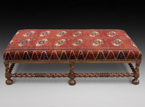 A Very Large Walnut Stool