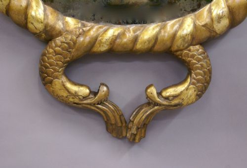 A RARE ITALIAN LACCA A MECCA MIRROR - ADDITIONAL PHOTO 2