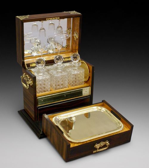 A Superb Cormandel Decanter & Games Compendium
