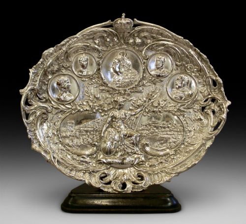 A Queen Victoria 60th Jubilee Commemorative Plaque