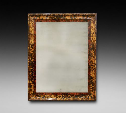 An Exceptional Flemish Tortoise Shell Mirror