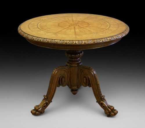 A Fine Quality Inlaid Centre Table