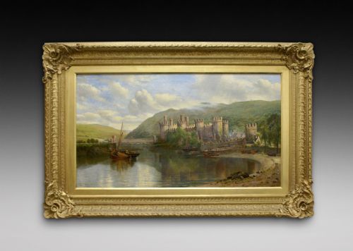 A Very Large Painting of Conway Castle