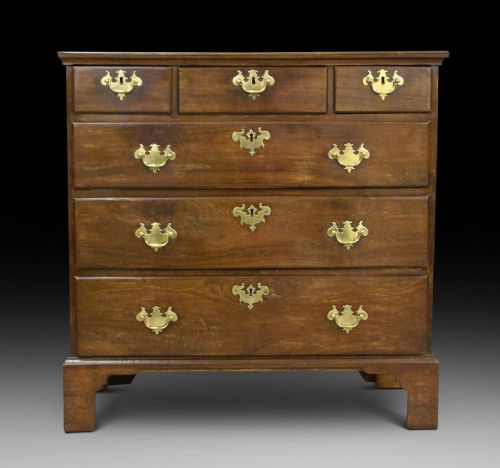 A Rare George II San Domingan Mahogany Chest
