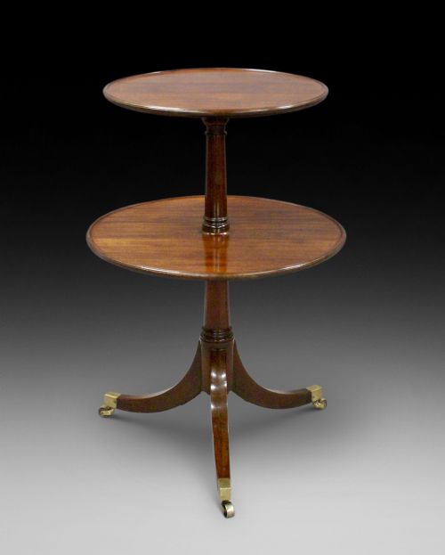 George III Folding 2 Tier Dumb Waiter