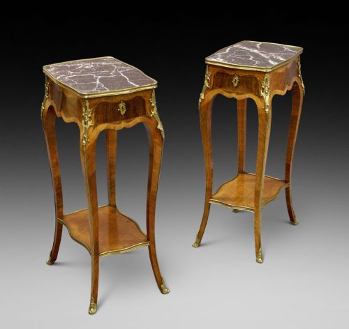A Superb Pair of French Side Tables
