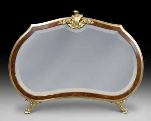 A King Wood and Ormolu Dressing Mirror