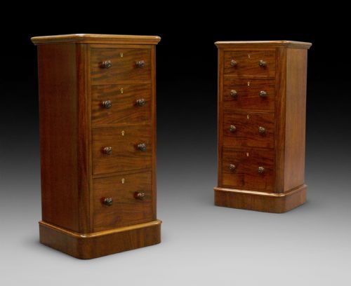 A Pair of Victorian Bedside Chests