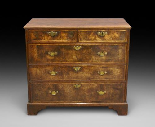 A Walnut Chest of Exceptional Colour and Originality
