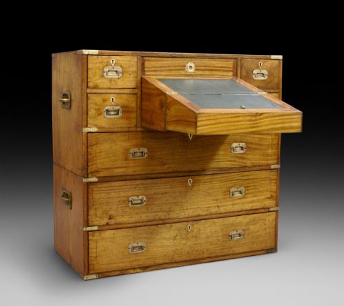 A 19th C Camphor Military Chest
