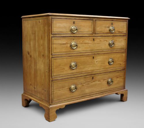 A Georgian Pine Chest of Drawers