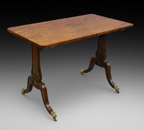 Regency Mahogany Stretcher Table