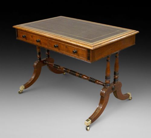 Regency Oak Writing Table