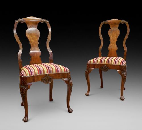 A Pair of George I Style Side Chairs