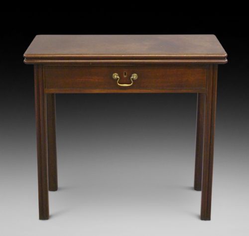 A George III Cuban Mahogany Tea Table