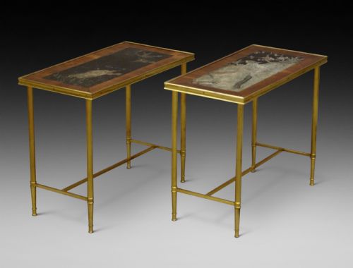 A Pair of Decorative Brass Tables