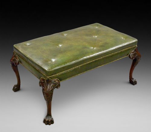 A Fine George I Style Carved Stool.