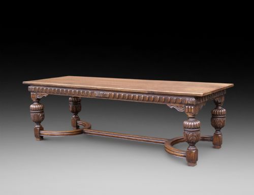 An Elizabethan Style Oak Refectory Table