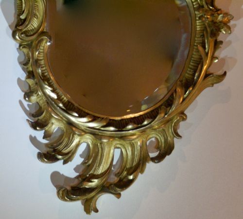 A SUPERB 19THC GILT FRAME WALL MIRROR - ADDITIONAL PHOTO 2
