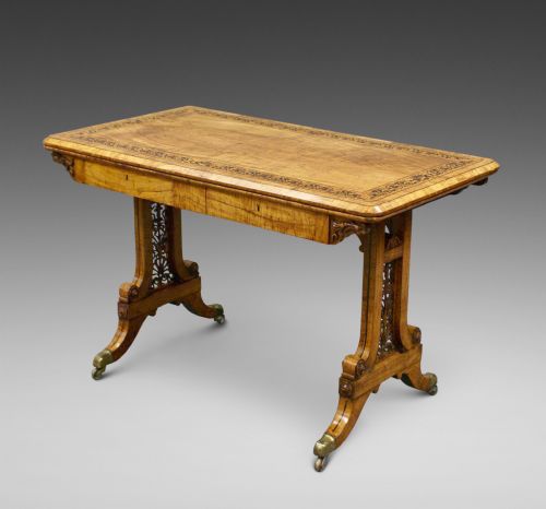 An Exceptional Olive Wood Table Attributed to Town & Emanuel