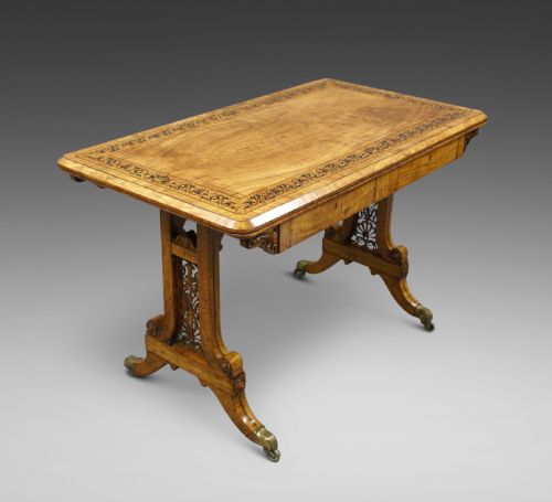 fig 1. An exceptional Olive wood table attributed to Town & Emanuel