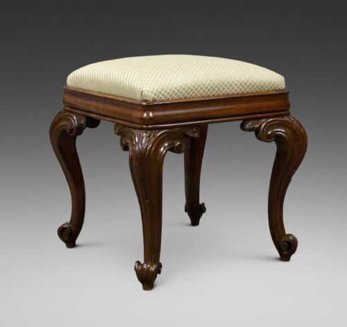 An Extravagantly Carved Rosewood Stool