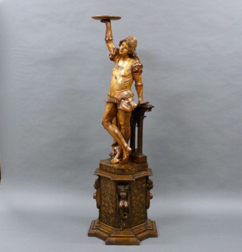A LARGE BEAUTIFULLY CARVED FIGURE OF A YOUNG WOMAN - ADDITIONAL PHOTO 1