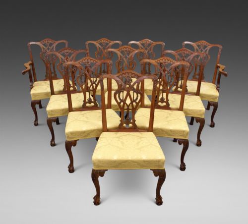 A Superb Set of 10 Dining Chairs