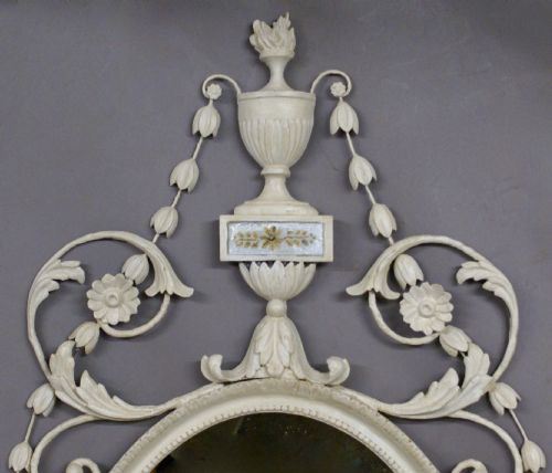 A FINE ADAM PERIOD WALL MIRROR - ADDITIONAL PHOTO 1