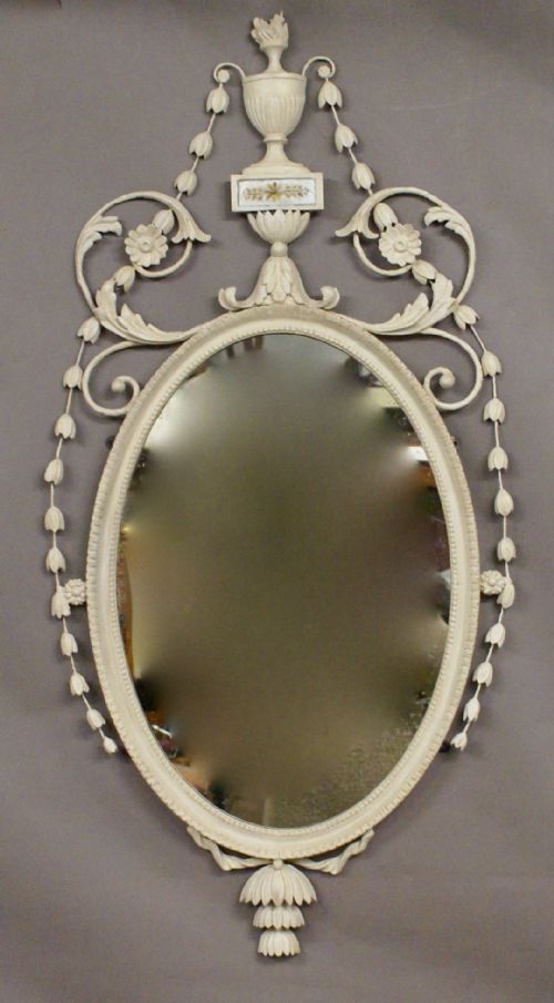 A FINE ADAM PERIOD WALL MIRROR - ADDITIONAL PHOTO 3