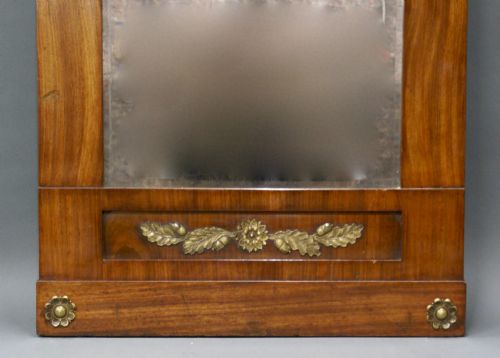 AN EMPIRE PERIOD MAHOGANY AND ORMOLU MIRROR - ADDITIONAL PHOTO 2