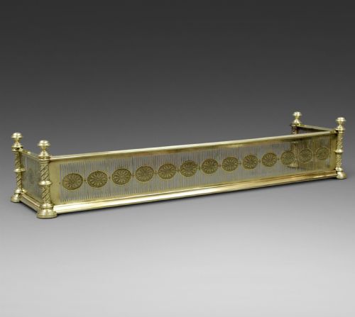 A Very Attractive Brass Fender