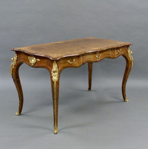 AN ENGLISH ORMOLU MOUNTED BUREAU PLAT - ADDITIONAL PHOTO 2