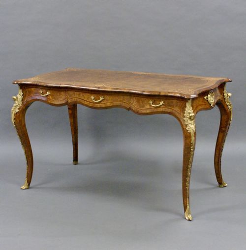 AN ENGLISH ORMOLU MOUNTED BUREAU PLAT - ADDITIONAL PHOTO 5