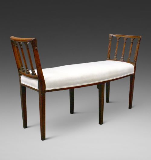 An Original Hepplewhite Period Window Seat