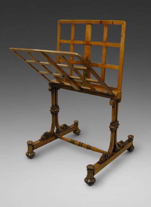 A Late Regency Period Rosewood Folio Stand
