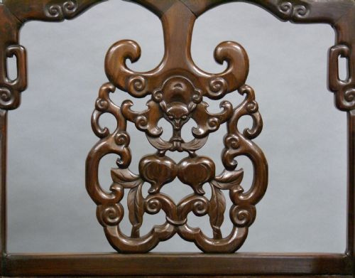 A PAIR OF CHINESE QING DYNASTY HONGMU CHAIRS - ADDITIONAL PHOTO 1