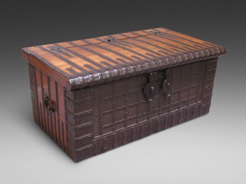 A Magnificent Nineteenth Century Teak Trunk