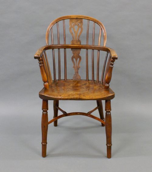 A YEW TREE ELM AMRCHAIR - ADDITIONAL PHOTO 1