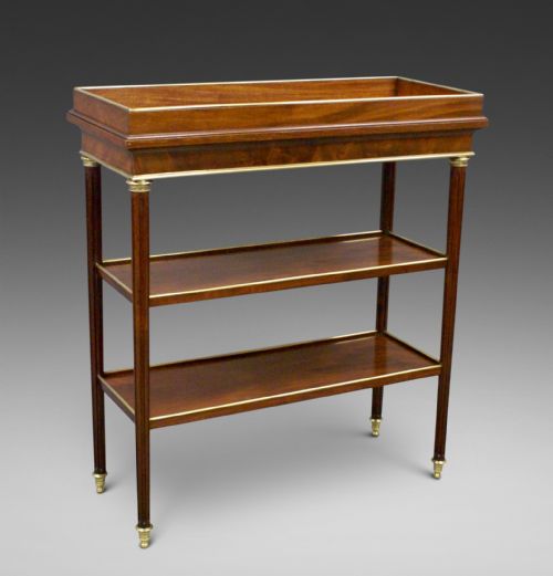 A Napoleon III Mahogany 3 Tier Buffet