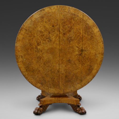 Regency Burr Elm Centre Table