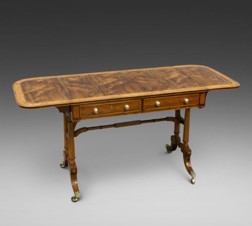 A Fine Regency Rosewood Sofa Table