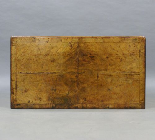 GEORGE II FIGURED WALNUT KNEEHOLE DESK - ADDITIONAL PHOTO 2